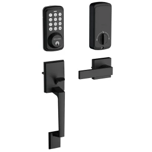 Keyless Entry Door Lock - Front Door Lock Set With Code/Key/2 Door Knobs -Auto Lock Easy To Install