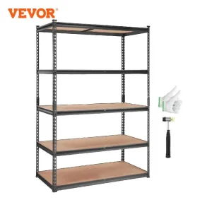VEVOR 5 Layers Standing Storage Shelving Unit Heavy Duty Metal Rack for Kitchen Living Room  Flower Stand