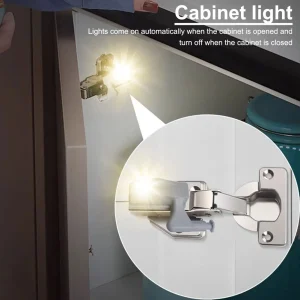 6/12pcs Cabinet Induction Lights Wardrobe Cupboard Sensor Lights