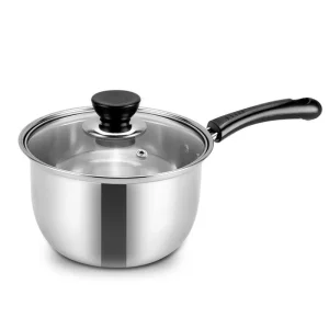 Japanese Style Saucepan With Covers Non Stick Frying Pan Lids Stainless Steel Milk Soup Pot Hot Home Kitchen Accessories