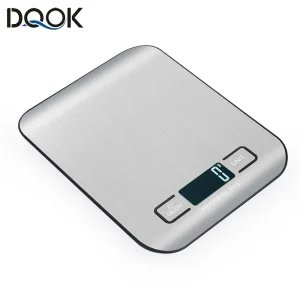 Rechargeable Kitchen Scale LCD Display Stainless Steel Electronic Scales Home Jewelry