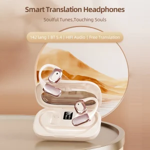 For T23 Languages Translator Earbuds 142 Languages BT 5.4 Translation Earphones Translator Headset for Business Travel New 2025